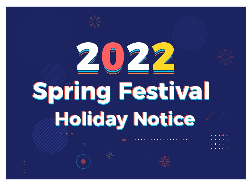 Elecrow 2022 Spring Festival Holiday Notice