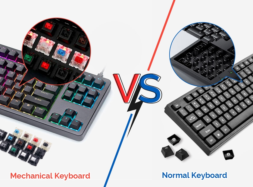Stralend buitenspiegel Nodig uit What Is The Difference Between Mechanical Keyboard And Normal Keyboard?