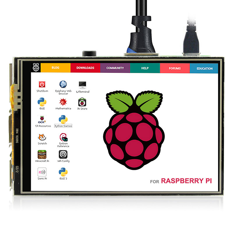 ELECROW Monitor portatile, 10 pollici, monitor touch screen 1280 x 800 HDMI  per PC, Raspberry Pi, stampante 3D, funziona come monitor da gioco, monitor  CCTV e monitor PC, schermo Raspberry Pi : : Informatica