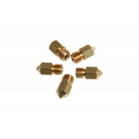 Brass M6 nozzle for MK8 Extruder