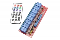 8 Channels Infrared Remote Control Relay Module for Arduino