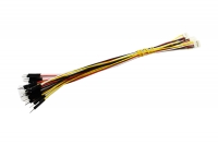 4 Pin Crowtail to Male Splittable Jumper Wire(5 pcs）