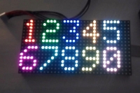 16x32 RGB LED matrix panel + Arduino driver shield