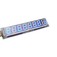8 Digit SPI Seven Segment LED Display-Blue