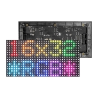 16*32 RGB LED panel light P6 full color matrix module 1/8 scan