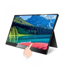 CrowVi Super thin 13.3 Inch 1920x1080 Touch Display IPS HD Portable Monitor with Touchscreen