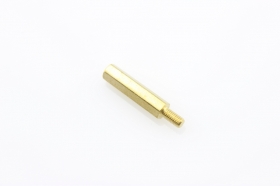 M3 20mm+6mm Hexagon Copper Cylinders (10Pcs Pack)