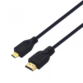 Micro HDMI-compatible to HDMI-compatible interface HD Video Cable for Raspberry Pi 4