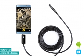8mm Waterproof Android OTG Endoscope USB Inspection Snake Tube External Camera（5M)