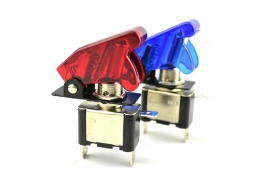Illuminated Toggle Switch with Cover