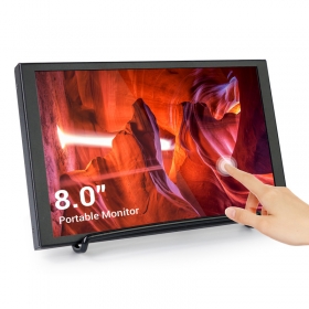 Elecrow SH080T 8 Inch Capacitive Touch Monitor Mini Portable LCD 1280x800 Resolution Display