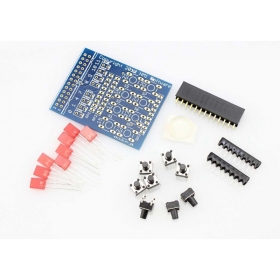 Push Your Pi ! 8 LED & 8 Button Breakout Board for Raspberry Pi