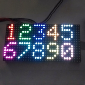16x32 RGB LED matrix panel + Arduino driver shield