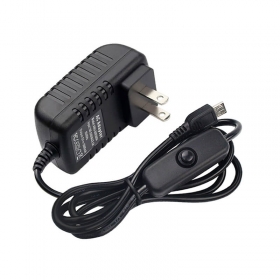 Raspberry Pi 3B+ Power Adapter Micro USB with Switch Button US/ EU/ AU/ UK Plug Type
