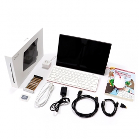 Raspberry Pi 400 Personal Computer Kit for CrowVi 13.3 inch Display (US Version)