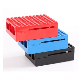 Shell with Cover Lego Compatible Case for Raspberry Pi 3 /Pi 2 Model B/B+