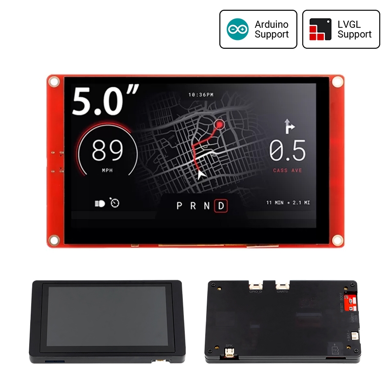 ESP32 display-5.0 Inch HMI Display 800x480 RGB TFT LCD Touch Screen ...