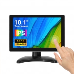 10.1 Inch 1280x800 VGA Display IPS Portable Monitor Metal Shell with Capacitive Touch Function