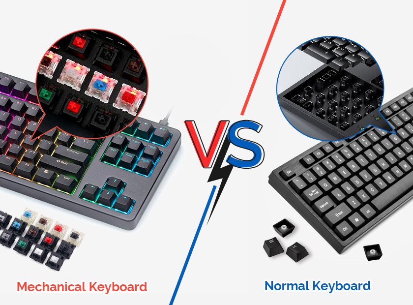 what-is-the-difference-between-mechanical-keyboard-and-normal-keyboard