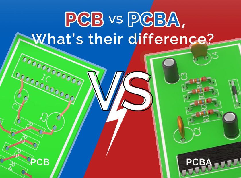What is the difference between PCB and PCBA?
