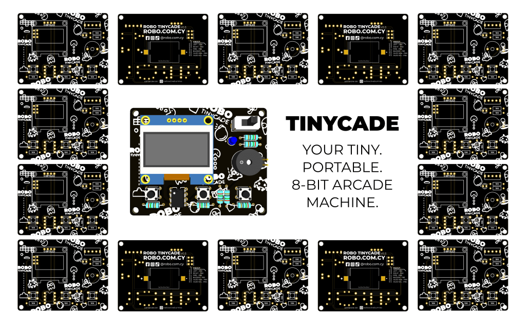 Tinycade-8bit arcade game machine