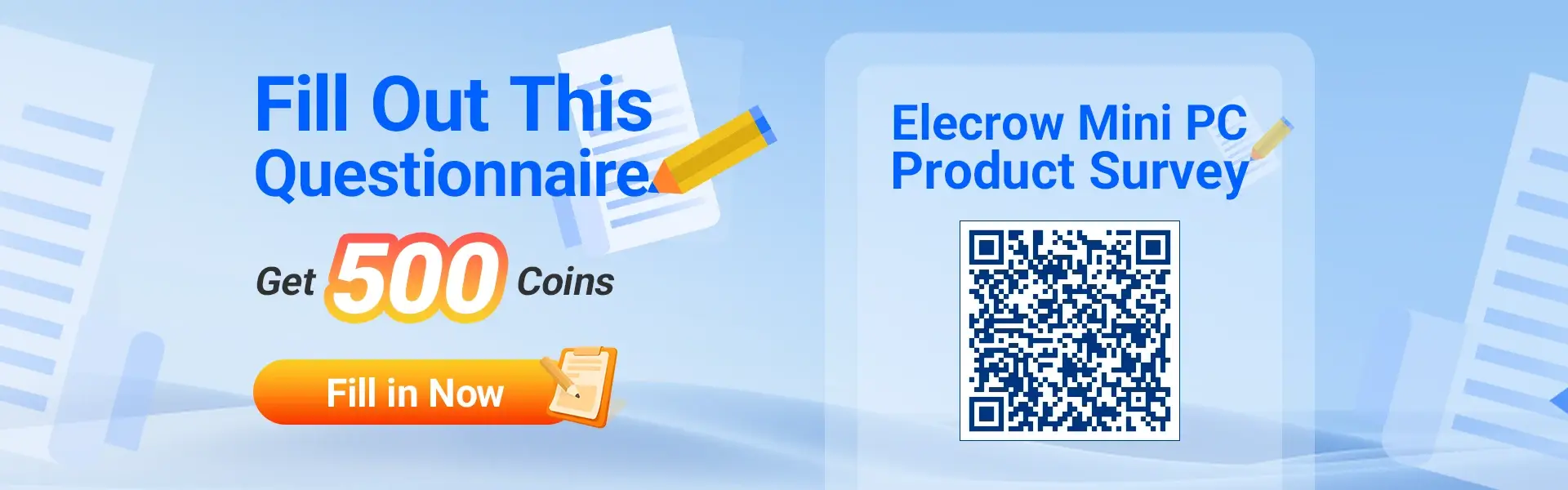 Fill out the questionnaire about Mini PC and get 500 coins!