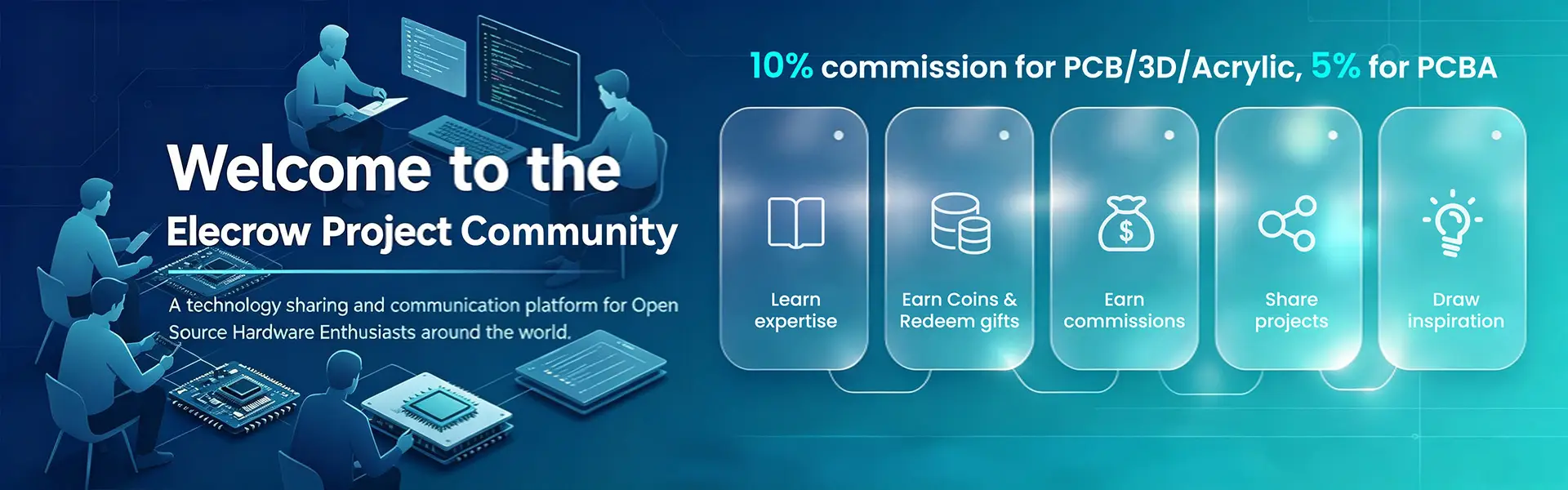 Get project inspiration, learn & chat. Start sharing your projects and get commission today!
