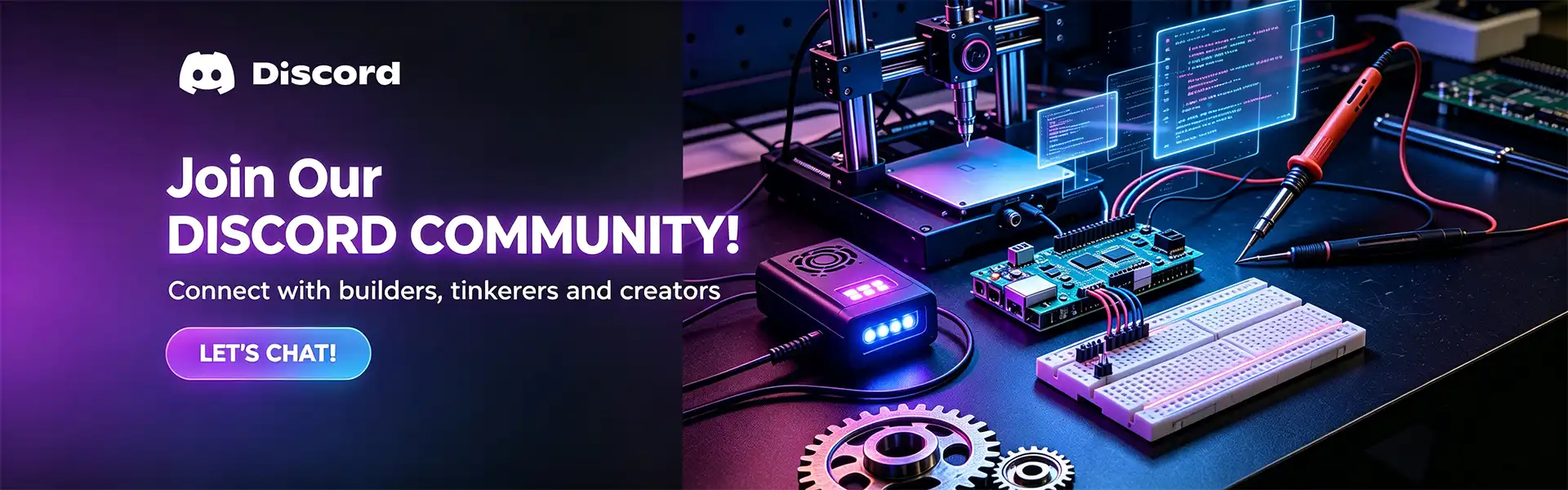 Join Elecrow Official Discord to grow with the maker community!