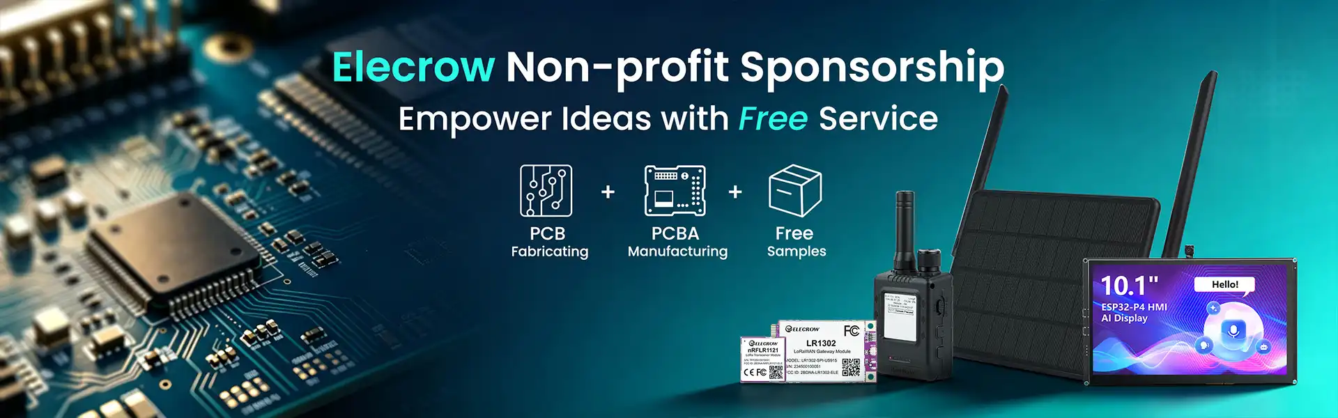 Elecrow Sponsorship: We'd like to sponsor you to get closer to your dreams
