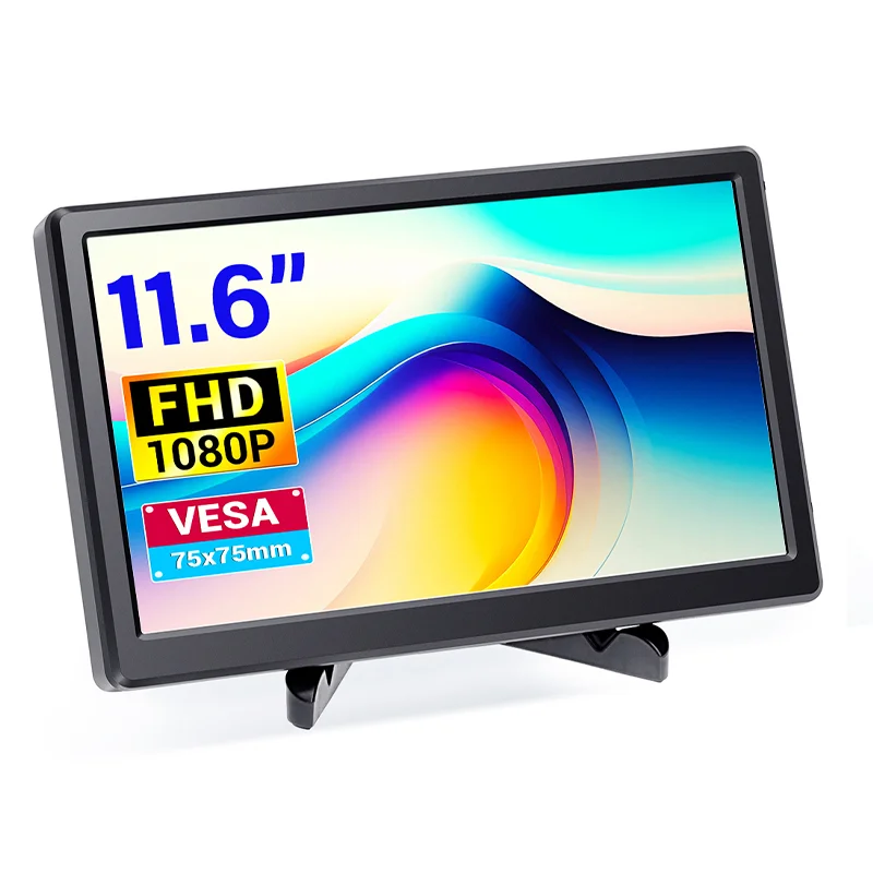 SH080 8 Inch Portable LCD Display 1280x800 Resolution Monitor Built in  Speakers