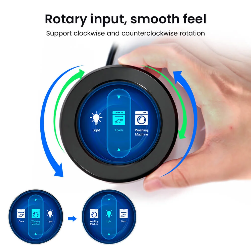2.1inch ESP32 Rotary display with smooth rotary feeling