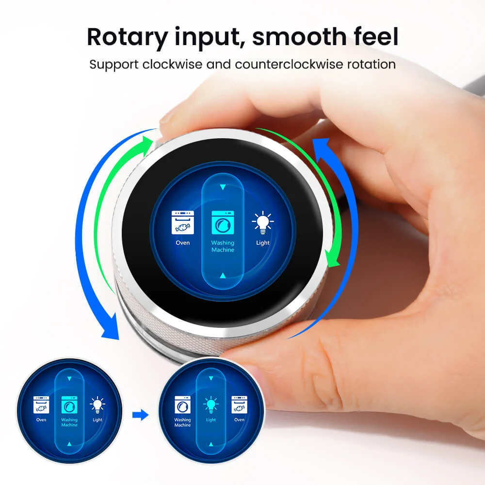 1.28 rotary knob screen with smooth rotary feel