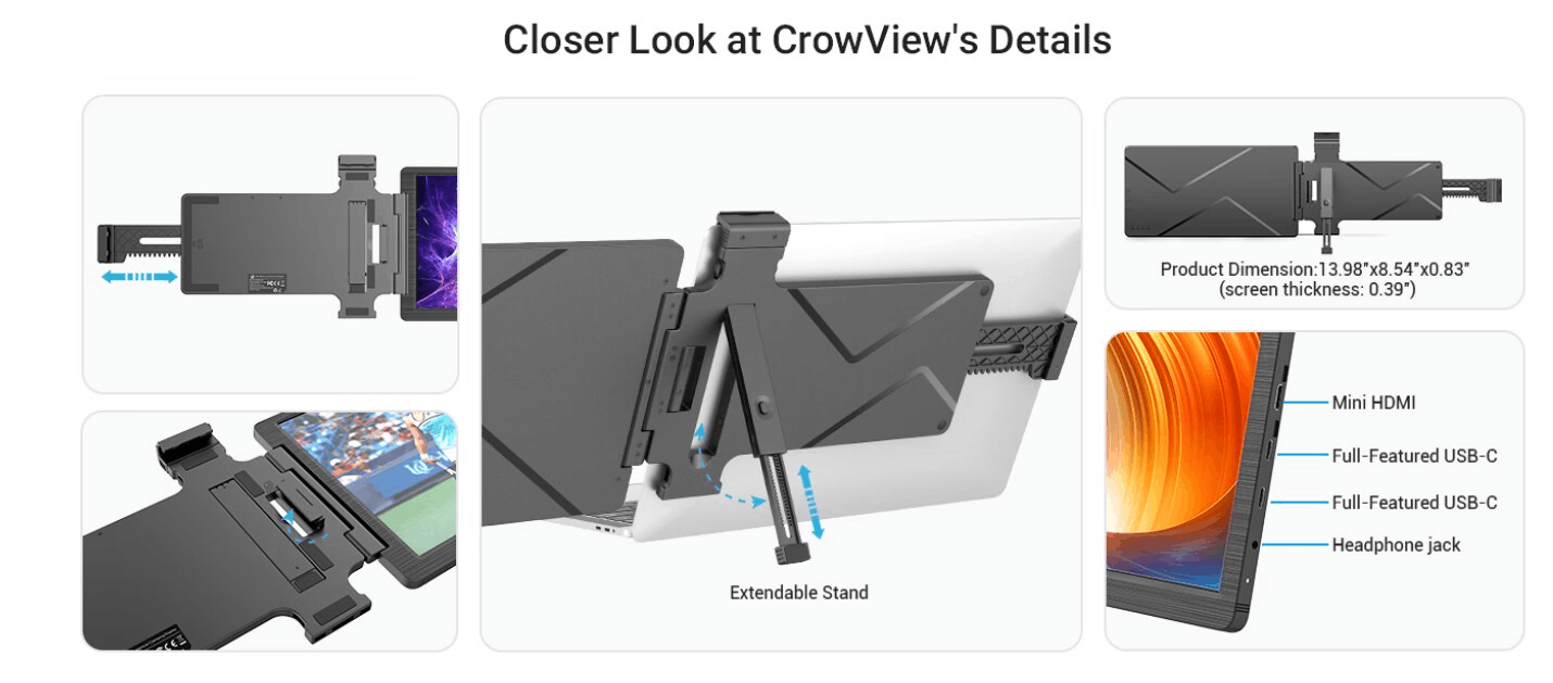 Close look at CrowView's Details
