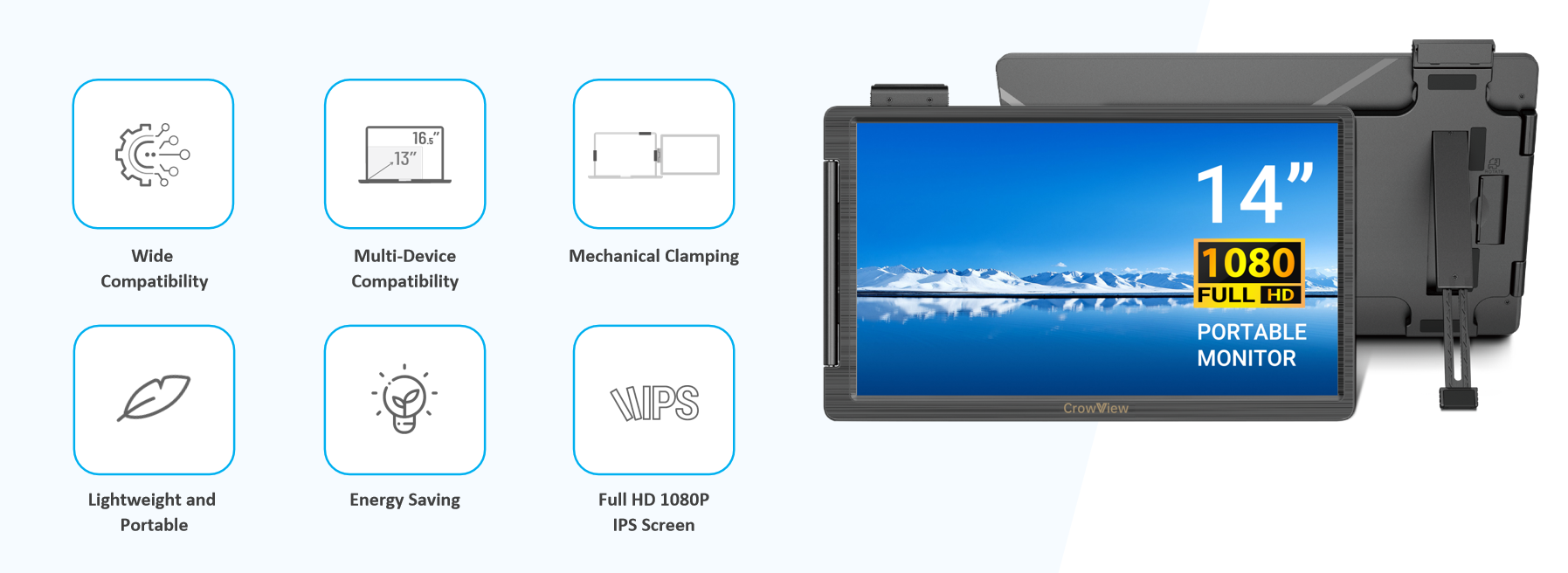 UPERFECT Delta/Δ , Folding Portable Monitor by UPERFECT — Kickstarter