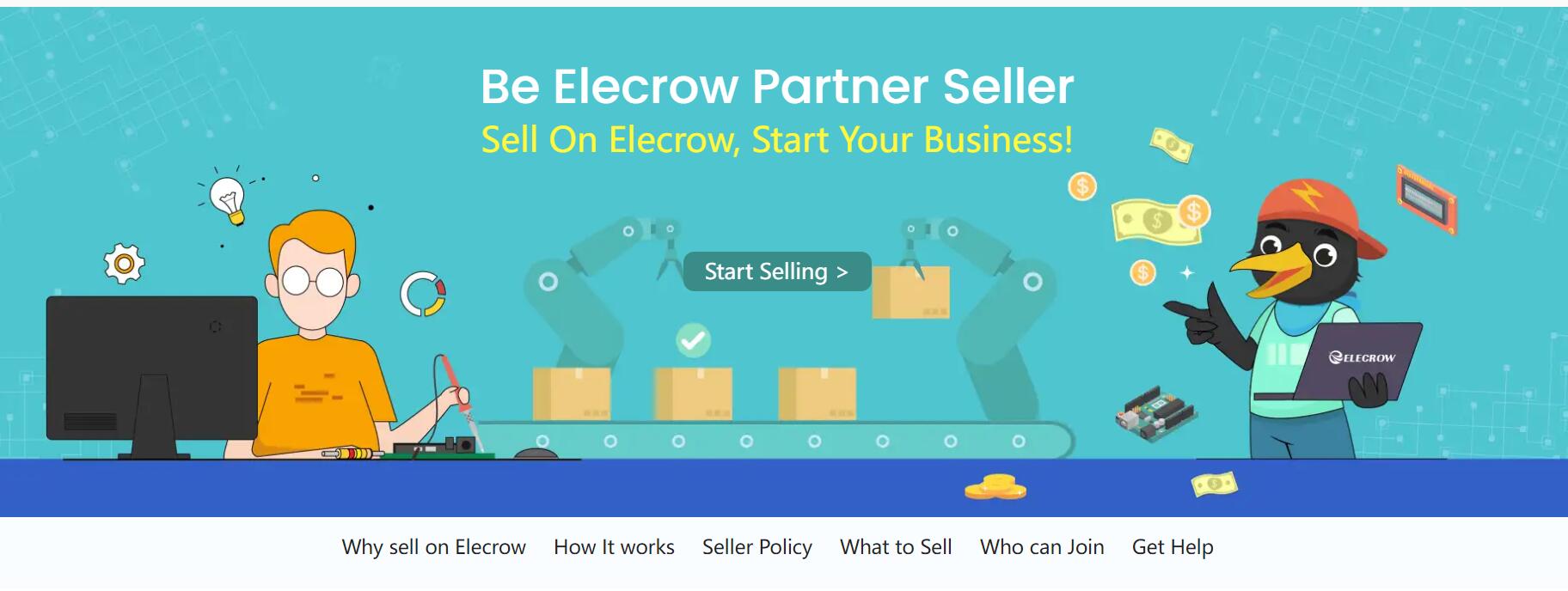 Join Elecrow as a partner seller!