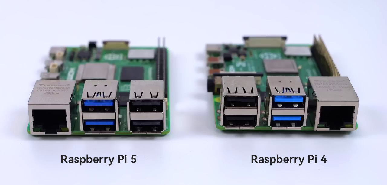 Raspberry Pi 5 Ports vs Raspberry Pi 4 Ports