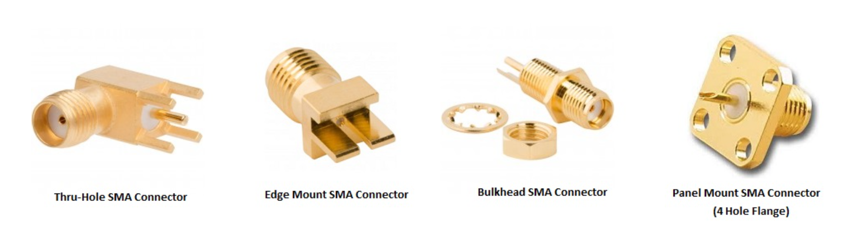 SMA Connector Mounting Options