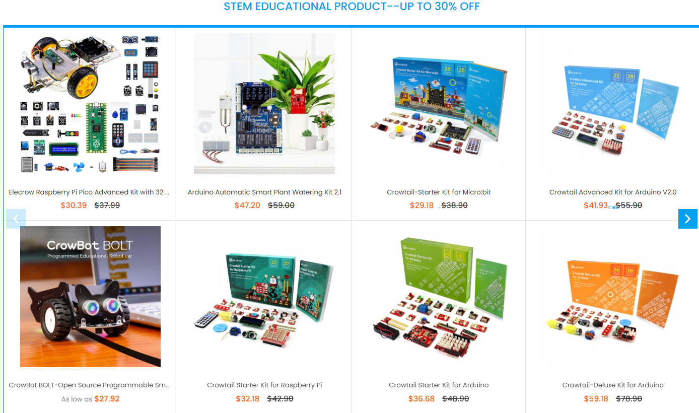 STEM EDUCATIONAL PRODUCT--UP TO 30% OFF