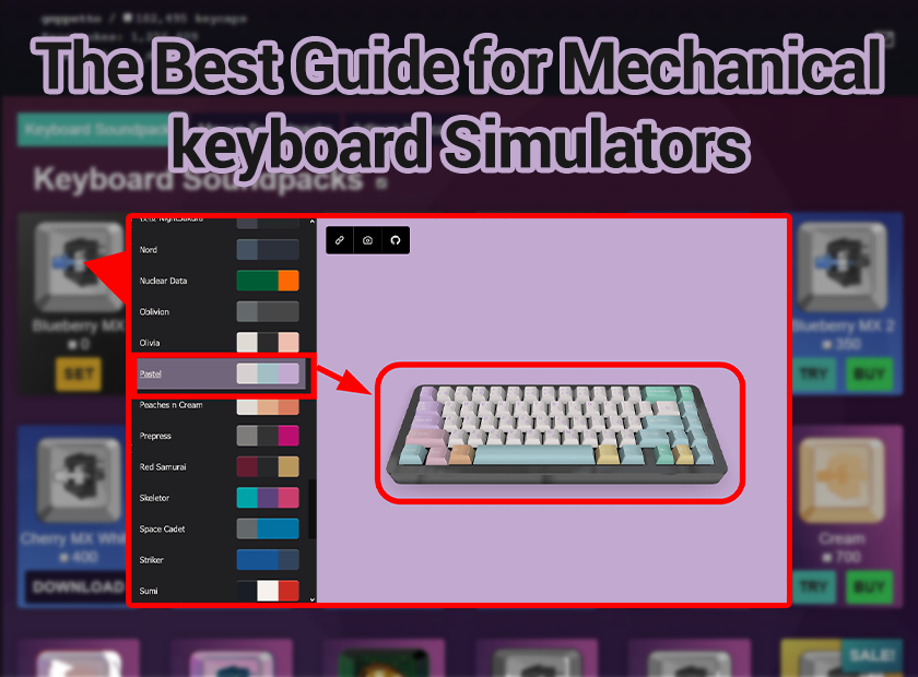 The best guide for mechanical keyboard simulators