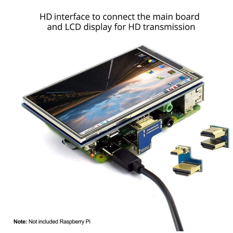 4 inch display uses HDMI interface to connect the main board