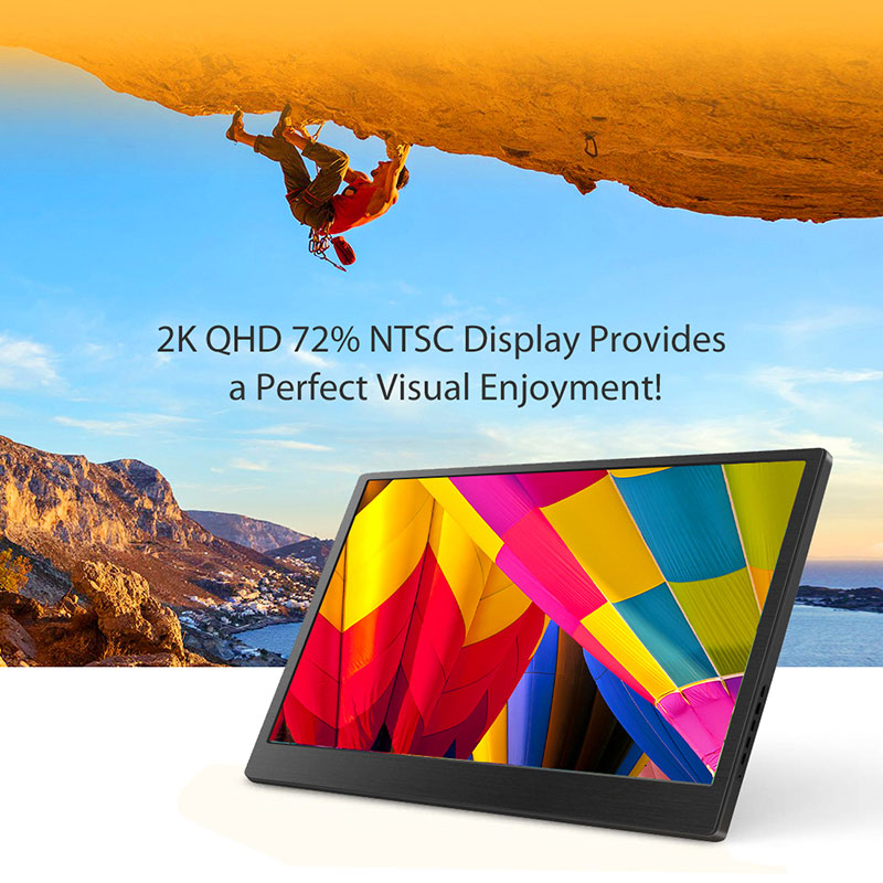 2K QHD display provides perfect visual enjoyment