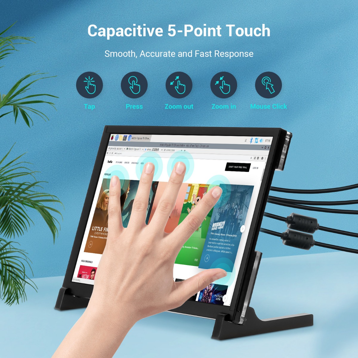 capacitive 5 point touch