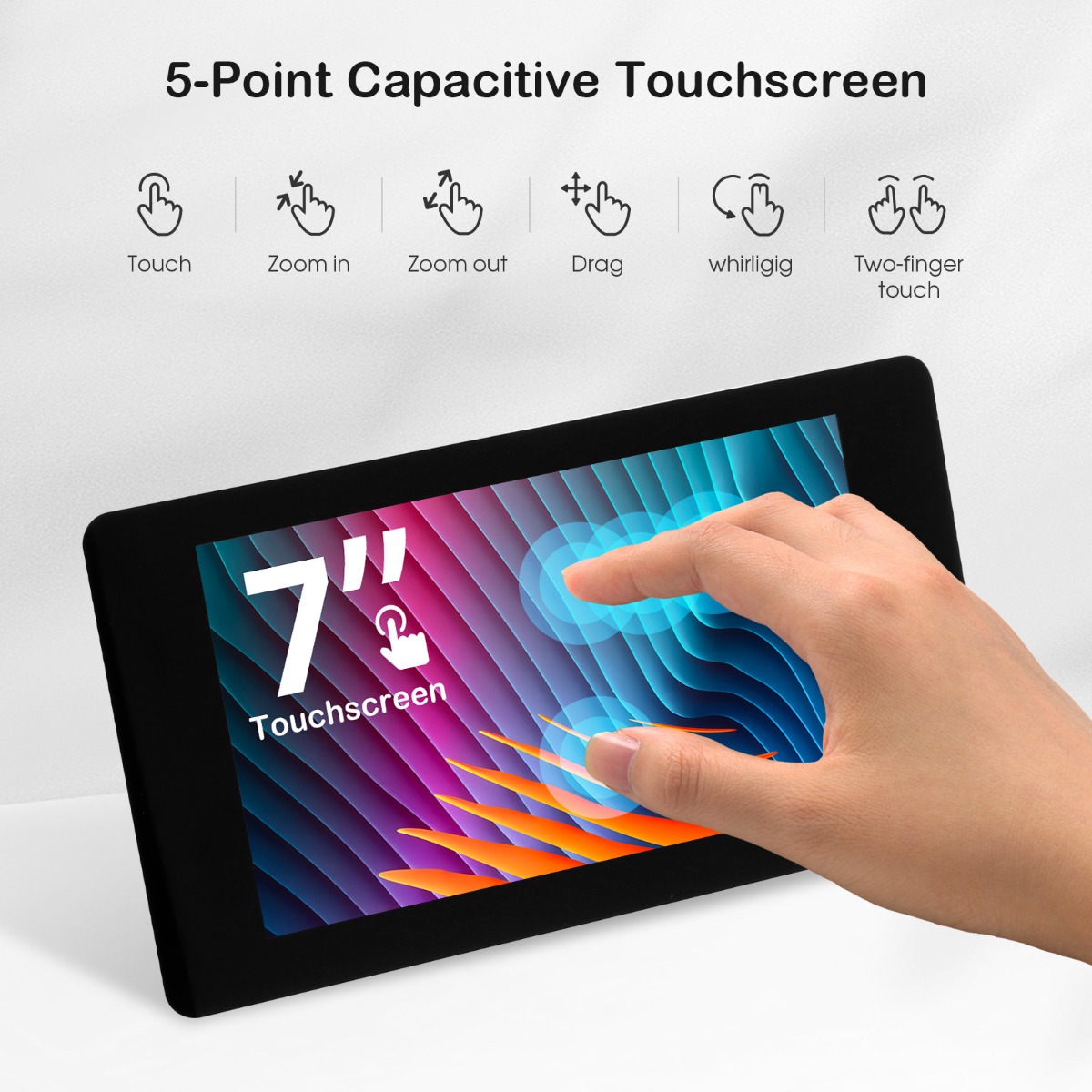 7 inch capacitive touch scren