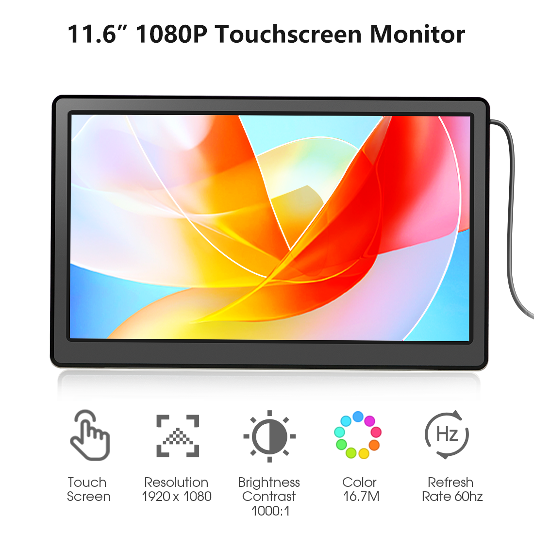 11.6 inch 1080P Touchscreen Monitor