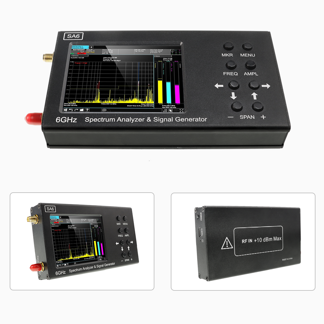 Upgraded 6G Portable Spectrum Analyzer WiFi CDMA Laboratory 356200M Wireless Signal Meter 3.2