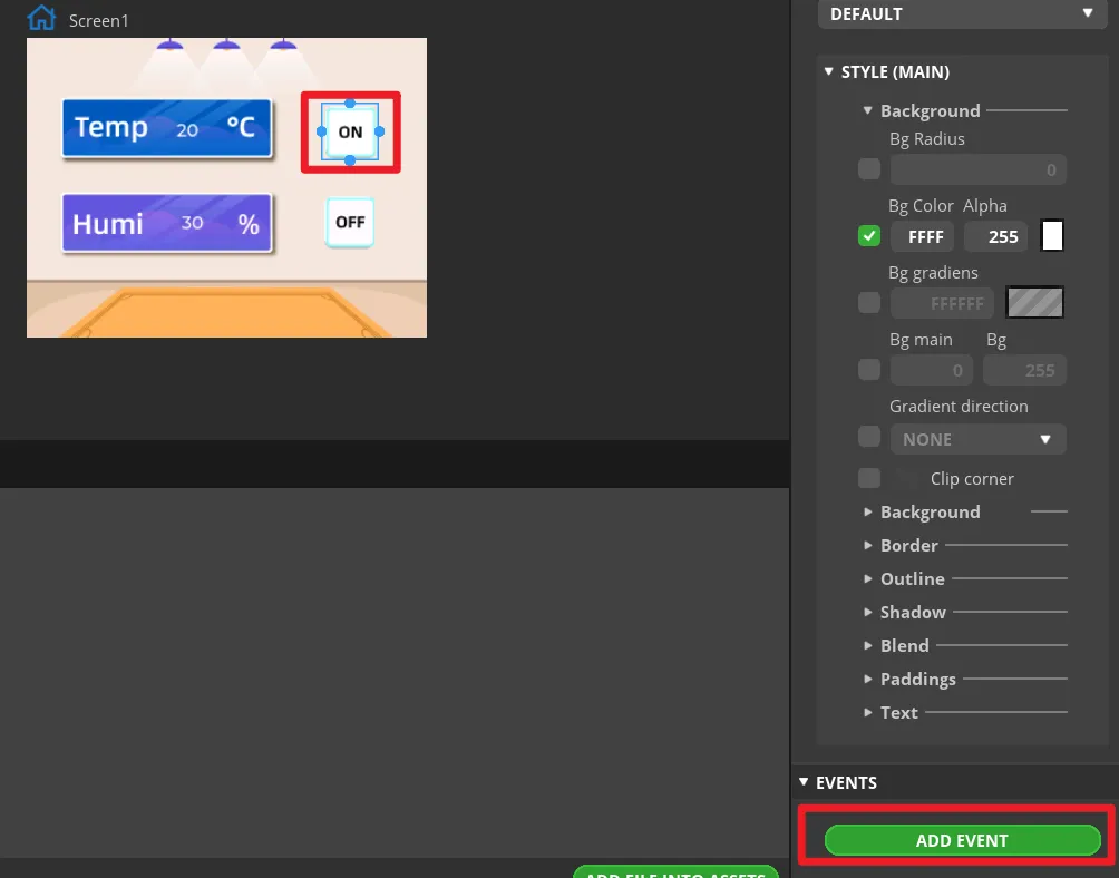 Apply Button State Settings