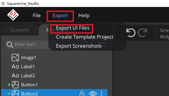 Export UI Files