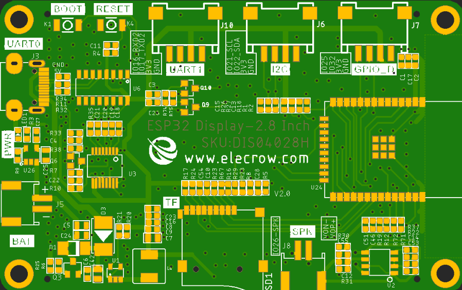 CrowPanel-ESP32-2-8inch-pinout