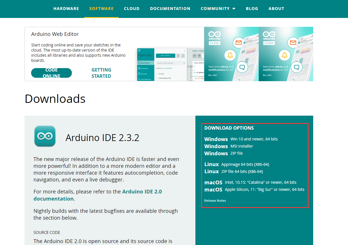 Download Arduino IDE-1