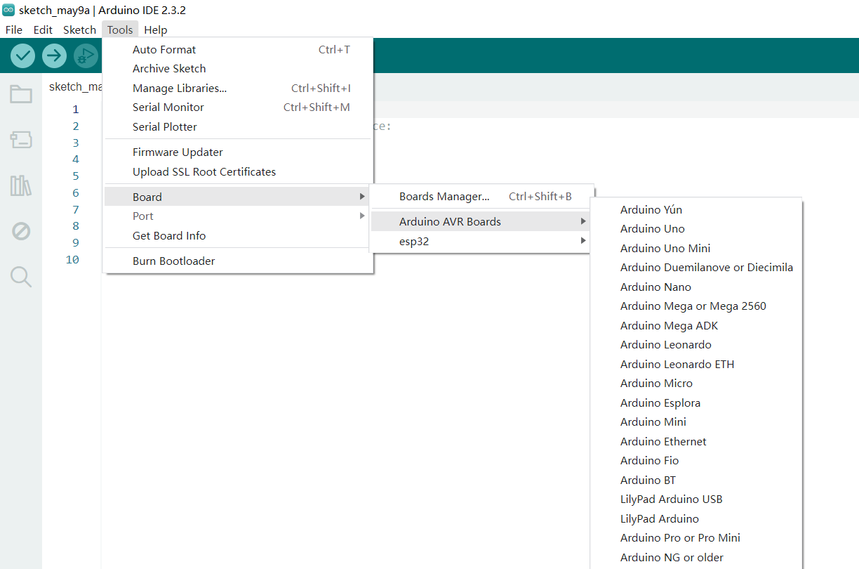 Download Arduino IDE_boards